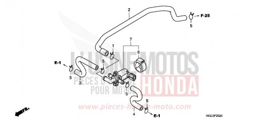 VALVE COMMANDE INJECTION D'AIR CB1100AD de 2013